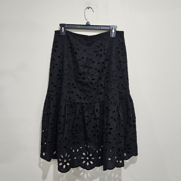 Ann Taylor Eyelet Skirt - Picture 2 of 8